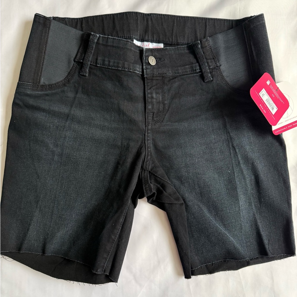 Isabel Maternity by Ingrid & Isabel Black Bermuda Shorts 10